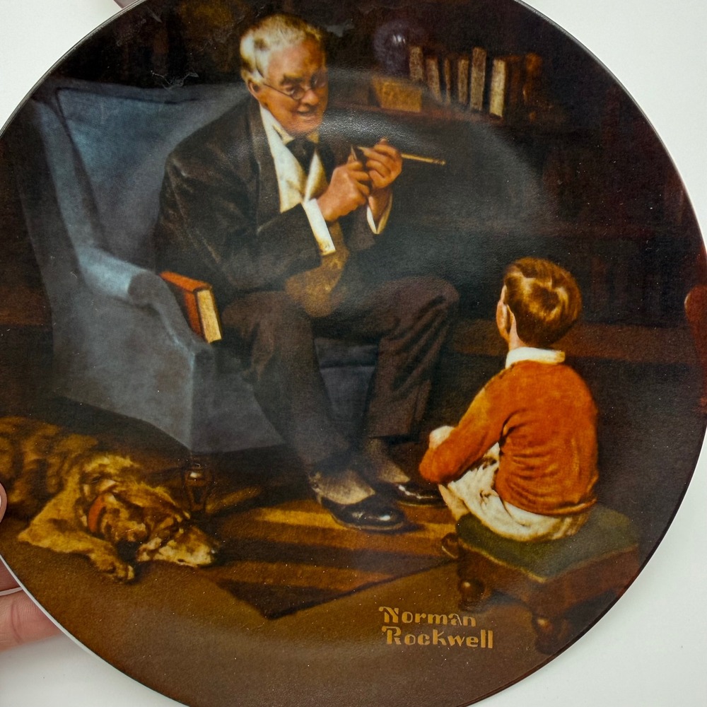 Lot of 2 Norman Rockwell Heritage Collector Plates - Picture 2 of 5